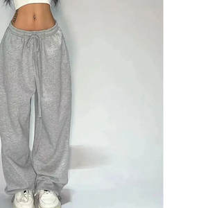 Pantalones Deportivos Extra Grandes con Bordado Personalizado, Joggers Urbanos Casuales, Pantalones Holgados de Estilo Urbano, Pantalones de Algodón Grueso Personalizados - Product Image 3