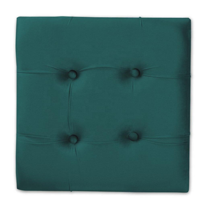 Square Metal Ottoman Sitting <b>Stool</b> Living Room Furniture Office <b>Stool</b> Velvet Ottoman Footstool Footrest <b>Stool</b> Pouffes Home Decor - Product Image 3