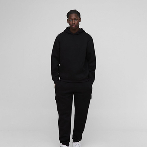 Custom Fitness <b>Mens</b> <b>Pullover</b> Hoodies and Sweat Pants Set Tracksuit Sweatshirts <b>Mens</b> Hoodie and Jogger Set - Product Image 1