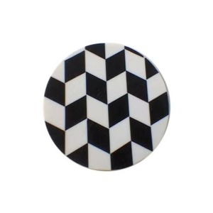 Modern Pattern <b>Round</b> Coaster Marble & Wooden <b>Mats</b>/Pads Kitchen <b>Table</b> Wedding Party Decor Latest Design - Product Image 4