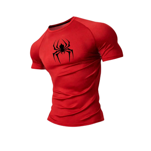 ชุดเซ็ตเสื้อยืดออกกำลังกายพิมพ์ลายกราฟิกฤดูร้อนสำหรับผู้ชาย กางเกงจ็อกเกอร์แขนสั้นทรงสกินนี่ ชุดกีฬาเอวยางยืดสองชิ้น - Product Image 3