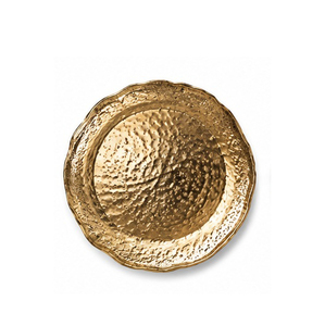 Assiette de Présentation Métallique Vintage Polie, Design Solide, Durable, Écologique, Personnalisable, Décorative pour Mariages, MOQ 100 pièces pour Événements - Product Image 4