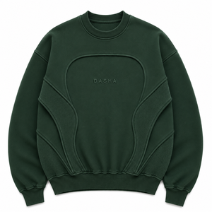 Sweat-shirt Homme Col Rond Ample en Coton Épais à Panneaux Personnalisés, Logo 3D, Meilleures Ventes, Vente en Gros OEM - Product Image 4