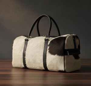 Elegante Bolsa de Viaje de Cuero Genuino con Cierre de Cremallera y Diseño Portátil LHDB-0152 - Product Image 1