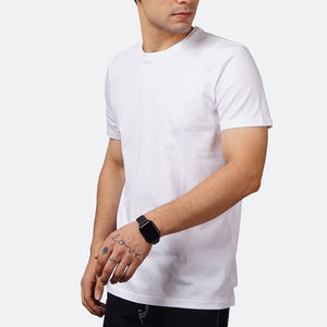 Camisetas Personalizadas de Secado Rápido para Hombre, Manga Corta, Diseño Sólido, Poliéster/Algodón, para Uso en Exteriores, Último Diseño, Alta Calidad - Product Image 2