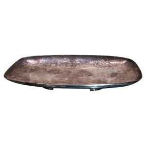 Plateaux en aluminium au design incroyable avec poignée, forme personnalisée, plateau de service alimentaire argenté pour table, utilisés dans les hôtels et les mariages - Product Image 6