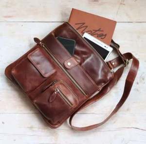 Bolso Tote de Cuero Genuino para Mujer, Bolso de Hombro para Documentos de Trabajo a Bajo Precio por Exportador - Product Image 5