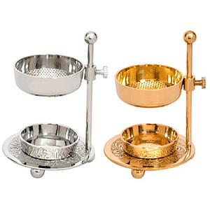 Soporte Ajustable de Latón para Quemador de Incienso |   Porta Carbón Litúrgico – DOUBLE VEE EXPORTS - Product Image 1