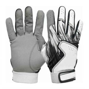 Gants de frappe de baseball professionnels pour adultes ELIXE SPORTS - Logo couleur personnalisé, fermeture auto-agrippante, cuir durable pour l'entraînement - Product Image 4