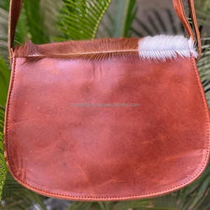 Bolso de cuero de vaca hecho a mano de nuevo diseñador, bolsos de hombro únicos para mujer, bolsos para ocultar el pelo, bolsos de mano para mujer - Product Image 4