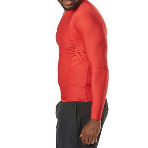 เสื้อแรชการ์ดสำหรับผู้ชายเสื้อออกกำลังกายแบบปรับแต่งได้ - Product Image 3