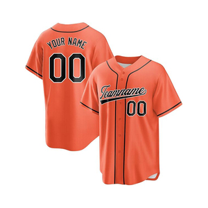 Nouvelle Arrivée 2026 Maillot de Baseball Entièrement Boutonné Chemise de Sport Couleurs d'Équipe Personnalisées Nom et Numéro du Joueur Séchage Rapide Vente en Gros Fabricant - Product Image 3