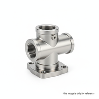 Composant de boîtier de pompe hydraulique en acier moulé, plaque de couvercle à bride de précision personnalisée OEM