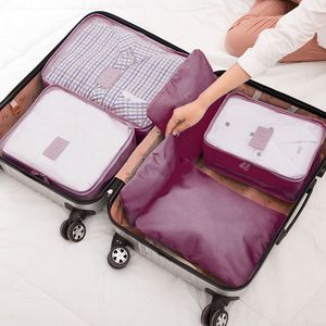 Set di 9 Cubi Organizzatori Impermeabili per Vestiti da Viaggio, Borse per Conservare Camicette, Calze, Biancheria Intima - Product Image 5