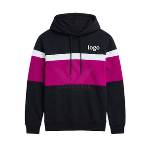 เสื้อฮู้ดผู้ชายแบบสวมหัว คอตตอนถัก 100% แขนยาว ทรงปกติ พิมพ์ลายโลโก้ด้านหน้าด้วยเทคนิคฮีททรานเฟอร์ สไตล์ลำลอง ใส่ได้ในช่วงฤดูใบไม้ร่วง - Product Image 3