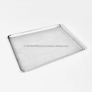 Plateau de service en aluminium décoratif pour la maison, plateau de haute qualité satisfait boisson pâtisserie mariage anniversaire plat servi présentoir - Product Image 6