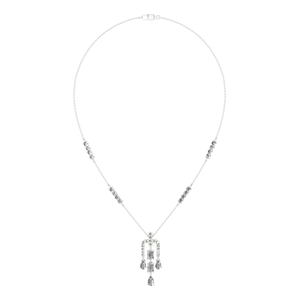Collier pendentif en diamant naturel en or massif 14K et 18K de luxe avec chaîne élégante de 16 pouces bijoux fins pour femmes cadeau parfait - Product Image 3