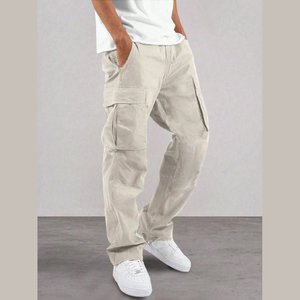 Pantalon de travail moderne en coton respirant et écologique pour homme, poids moyen, décontracté, fitness, jogging, sport, avec logo personnalisé - Product Image 6