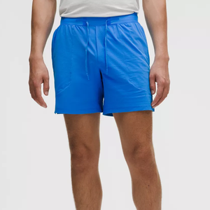 Shorts de sport décontractés pour hommes grandes tailles, à compression, respirants, à logo frontal uni, double couche, taille mi-haute, pour la course et l'entraînement en salle de sport - Product Image 2