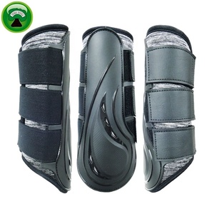 Silver Mesh Decoration Horse Riding <b>Boots</b> Set - Product Image 1