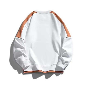 Sweat-shirt décontracté pour homme 100 % coton, molleton épais, coupe-vent, couleur unie, impression personnalisée, design épaules tombantes, chaleur hivernale - Product Image 4