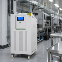 Büyük Ölçekli Montaj Hattı Atölyesi 500 KVA Üç Fazlı AC Güç Stabilizörü 380V Dijital Göstergeli %98 Verimli SVC CE