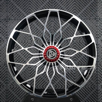 Jantes forgées sur mesure XINLAI 5x112 5x114.3 5x120 20 21 22 pouces, finition argent brossé, monobloc, jante pleine face pour Mercedes Benz Classe S