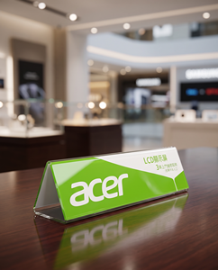 Présentoir acrylique de luxe pour ordinateur portable modèle personnalisé en plastique durable pour les magasins dans les centres commerciaux - Product Image 2