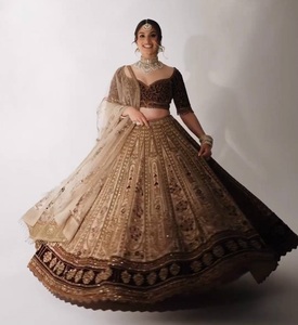 Indian Traditional Ethnic Lehenga Choli in <b>Sequins</b> Work for Wedding Occasion and Festive Function for Women Fancy Trendy Wear - Product Image 1