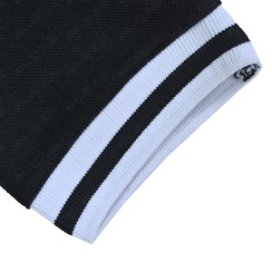 Unisex Black V-Neck Soccer Jersey Short Sleeve Moisture Wicking Polyester Printed Embroidered Logo Front Regular Fit All Seasons - Product Image 4