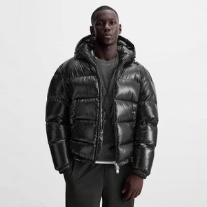 Chaqueta Elegante para Hombre, Chaqueta Acolchada Personalizada, Chaqueta de Invierno con Relleno de Algodón Grueso - Product Image 3