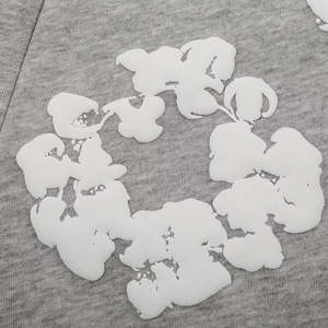 Pantalones Cortos Deportivos Personalizados Vintage para Hombre, 100% Algodón, con Estampado Puff, para Gimnasio y Running - Product Image 5