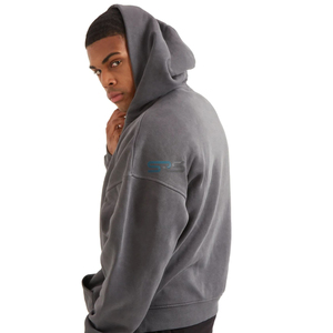 <b>Mens</b> Hoodies Oversized Custom High Quality 100 Cotton Fleece <b>Mens</b> Sweatshirts 500gsm Plus Size Oversized Heavyweight Hoodies <b>Men</b> - Product Image 2