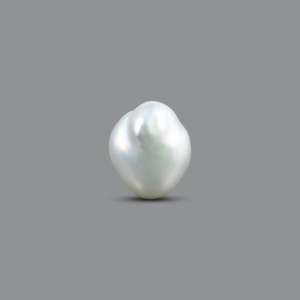 Natural Oval Baroque Keshi Pearl 4.5 Carat Loose Gemstone for Jewelry Making - Product Image 1