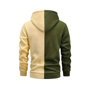 Sudadera con Capucha Casual de Manga Larga para Hombre, 100% Algodón Transpirable, Tejida, con Bolsillos Delanteros, Ropa Urbana de Invierno - Product Image 2