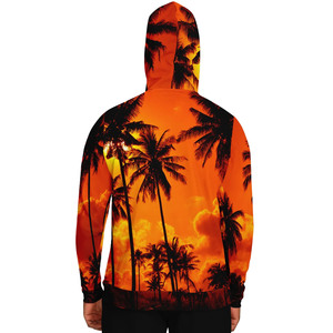Sweat à capuche d'hiver pour homme, 100 % polyester, tissu jersey, imprimé par sublimation, avec poche, respirant, séchage rapide, coupe classique - Product Image 2