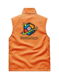 Chaleco Casual para Hombre con Múltiples Bolsillos, Cuello Alto, Doble Capa, Refrigerante, Transpirable, Reversible, Cortavientos, para Senderismo - Product Image 4