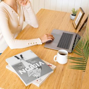 Eco Friendly Natural Bamboo <b>Tabletop</b> Ergonomic Desk Top Board Surface For Home Office Standing Computer Table Wholesale - Product Image 4