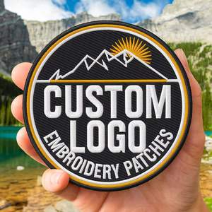 Manufacturer Custom Embroidered <b>Patch</b> Badges Embroidered <b>Patch</b> <b>Sew</b> <b>on</b> Iron <b>on</b> Clothing <b>Patches</b> Custom Embroidery <b>Patch</b> - Product Image 1