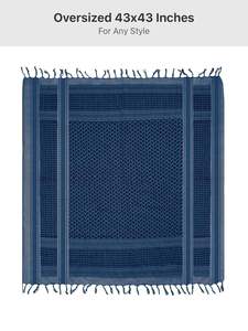 Écharpes Keffieh Tissées Vert Olive en Gros, Foulards Carrés Unisexe, Écharpes Keffieh Douces Tissées pour la Tête et le Cou, Idéales pour les Activités Décontractées en Extérieur - Product Image 2