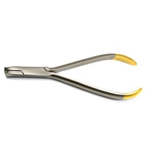 Alicates para alambres de arco dental para clínicas de ortodoncia, cortador de alambre lingual distal de metal de acero para alambres duros con pin, de Blush Surgical - Product Image 5