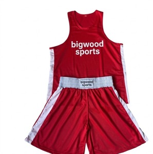 Débardeur de boxe personnalisé grande taille pour homme, maillot de combat sans manches, haut de sport à séchage rapide, tenue d'équipe - Product Image 2