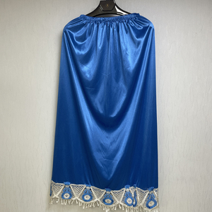 Jupes courtes en satin et soie de haute qualité et élégantes pour femmes africaines et jeunes filles, jupe à taille haute élastique en dentelle - Product Image 4