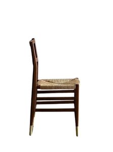 Silla de Salón Hecha de Madera de Teca y una Combinación de Cuerdas Resistentes Diseñada en un Estilo Moderno Minimalista - Product Image 3