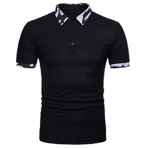 Polo Casual para Hombre, 100% Algodón, Secado Rápido, Cuello Alto, Antiarrugas, Logotipo Personalizado, Impresión Digital, Último Estilo de Verano - Product Image 1