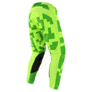 2026 Men's Teal Gradient Motocross <b>Pants</b> With Neon Yellow Knee <b>Pads</b> Quick Dry All Seasons Sport Wear Motocross <b>Pants</b> For Sale - Product Image 6