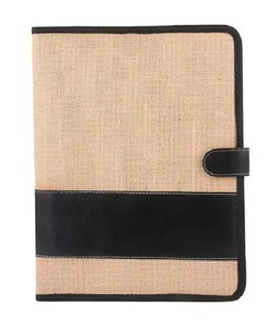Custom Logo Jute <b>File</b> Bag – Eco Friendly Promotional <b>Document</b> Holder for Conferences, Seminars and Corporate Gifts - Product Image 1
