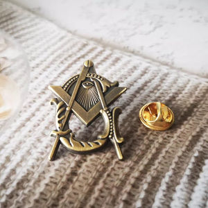 Épingles et Badges de Cérémonie Maçonniques Personnalisés 2026 de Marque, en Émail Dur 3D, de Haute Qualité, pour la Franc-Maçonnerie - Product Image 1