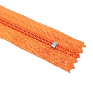 Fermeture éclair en nylon à verrouillage automatique en plastique, 20 cm, extrémité fermée, couleur personnalisée, pour pantalons et vêtements - Product Image 3