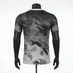 T-shirt streetwear surdimensionné pour homme en coton 100% imprimé par sublimation personnalisée avec fonction de séchage rapide - Product Image 2